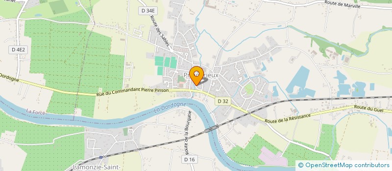 localisation de l'entreprise 443 005 285   BEAUPOUYET