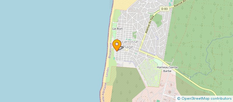 localisation de l'entreprise 443 053 947   BISCARROSSE