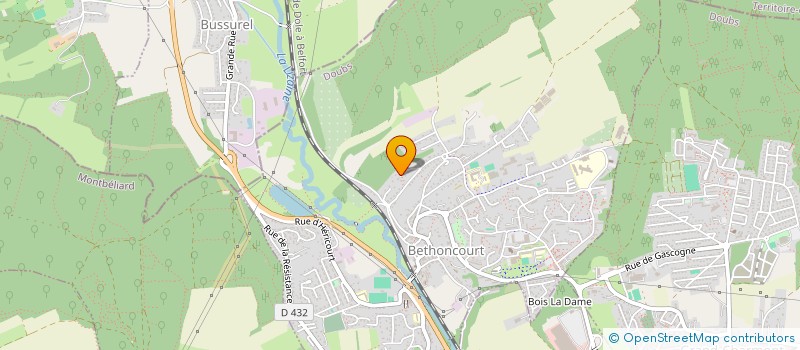 localisation de l'entreprise 443 061 437   BETHONCOURT