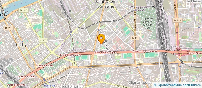 localisation de l'entreprise 443 071 790 à SAINT-OUEN-SUR-SEINE