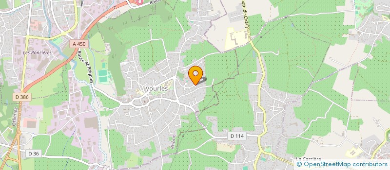 localisation de l'entreprise 443 083 571   VOURLES