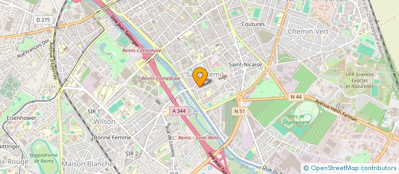 localisation de l'entreprise 443 093 539   REIMS