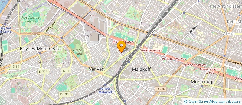 localisation de l'entreprise 443 136 437   VANVES