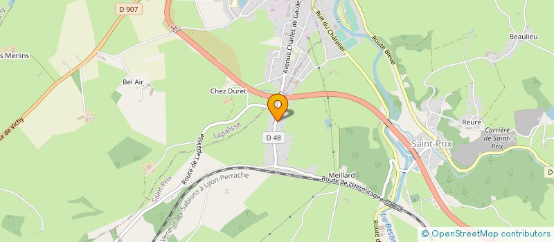 localisation de l'entreprise 443 140 207 à SAINT-PRIX