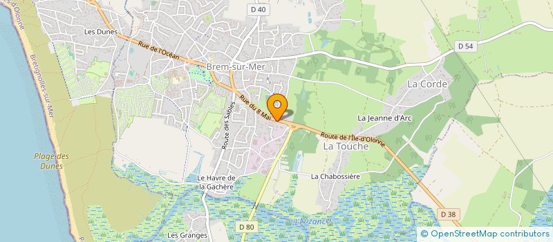 localisation de l'entreprise 443 155 387  à BREM-SUR-MER