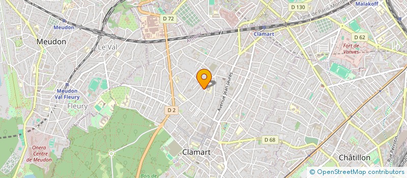 localisation de l'entreprise 443 194 832 à CLAMART
