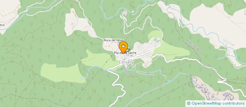 localisation de l'entreprise 443 218 789   CORSAVY