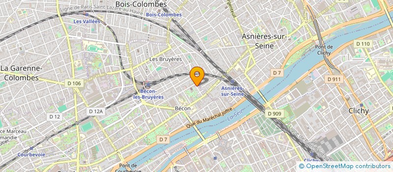 localisation de l'entreprise 443 259 411 à COLOMBES