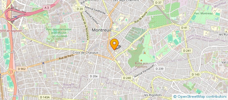 localisation de l'entreprise 443 266 481   MONTREUIL