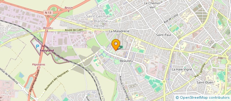 localisation de l'entreprise 443 268 206  à CAEN