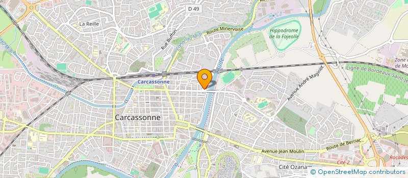 localisation de l'entreprise 443 288 659   CARCASSONNE