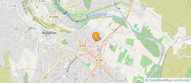 localisation de l'entreprise 443 295 449   AUBENAS