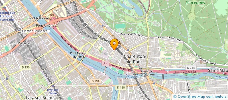 localisation de l'entreprise 443 360 664   PARIS