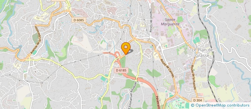 localisation de l'entreprise 443 379 524 à GRASSE