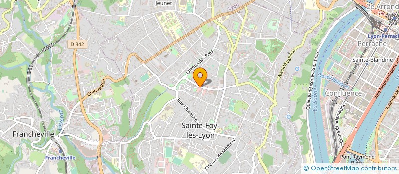 localisation de l'entreprise 443 392 634 à SAINTE-FOY-LES-LYON