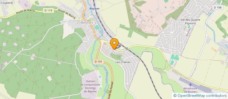 localisation de l'entreprise 443 396 742   BEYNES