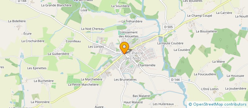 localisation de l'entreprise 443 435 144   SAINT-PIERRE-DES-NIDS