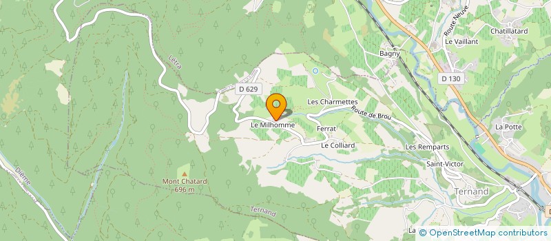 localisation de l'entreprise 443 482 104   TERNAND