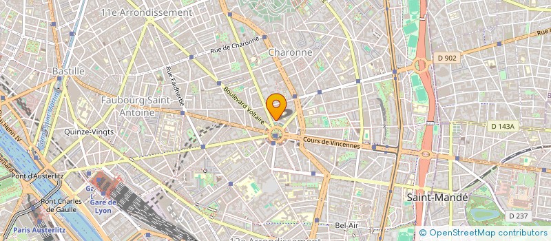 localisation de l'entreprise 443 557 863   PARIS