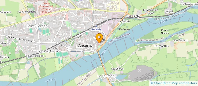 localisation de l'entreprise 443 567 979   ANCENIS-SAINT-GEREON