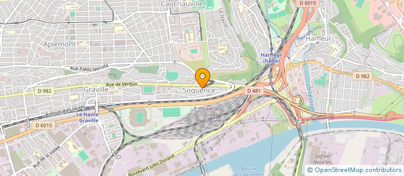 localisation de l'entreprise 443 568 829   LE HAVRE