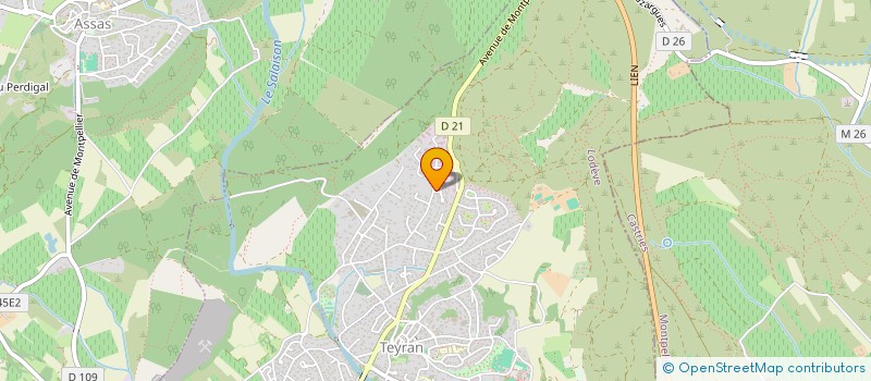 localisation de l'entreprise 443 620 836   TEYRAN