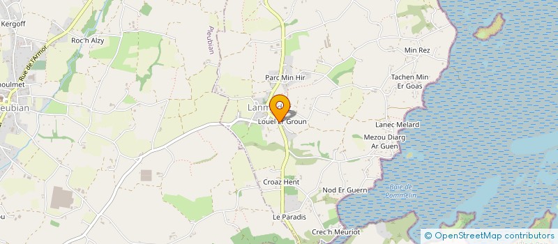 localisation de l'entreprise 443 696 521   QUEMPER-GUEZENNEC