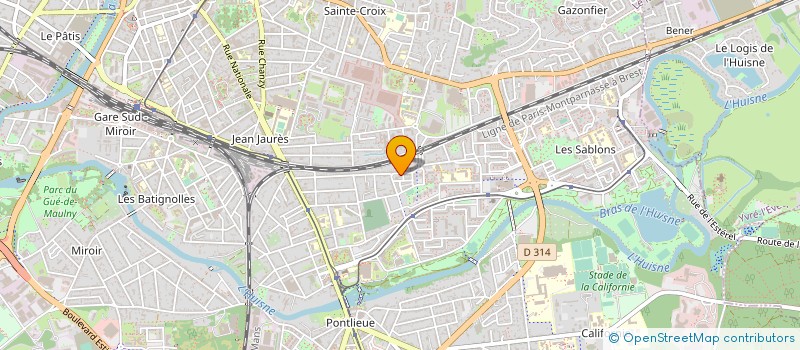 localisation de l'entreprise 443 752 480 à LE MANS