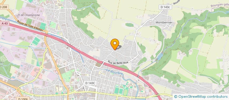 localisation de l'entreprise 443 757 968 à BOURGOIN-JALLIEU
