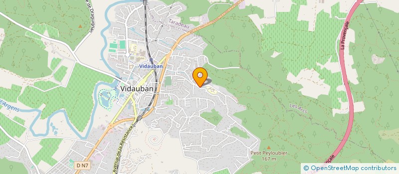 localisation de l'entreprise 443 781 786   VIDAUBAN