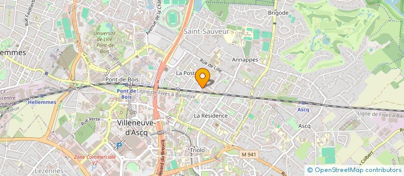 localisation de l'entreprise 443 794 946   VILLENEUVE-D'ASCQ