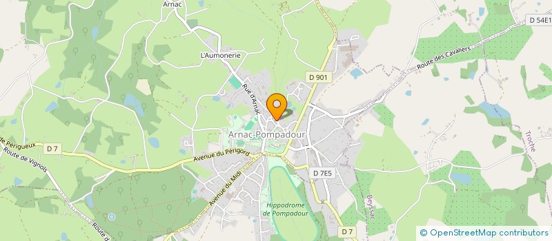 localisation de l'entreprise 443 803 861   ARNAC-POMPADOUR