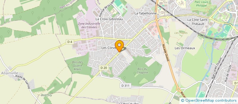 localisation de l'entreprise 443 810 585   VERNOUILLET