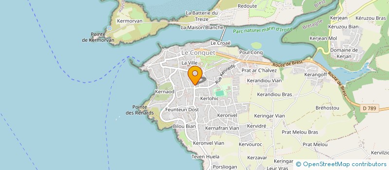 localisation de l'entreprise 443 814 306   LE CONQUET