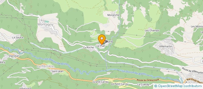 localisation de l'entreprise 443 866 652   CHAMPAGNY-EN-VANOISE