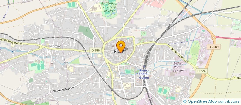 localisation de l'entreprise 443 918 479   RIOM