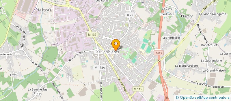 localisation de l'entreprise 444 006 878   LES SORINIERES