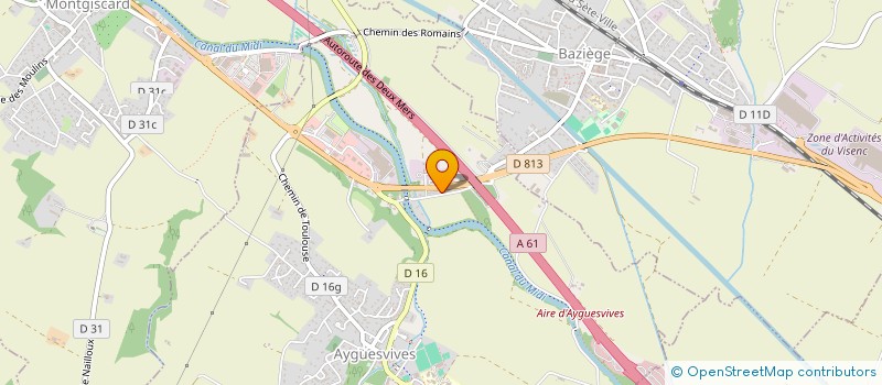 localisation de l'entreprise 444 136 998   DAUMAZAN-SUR-ARIZE