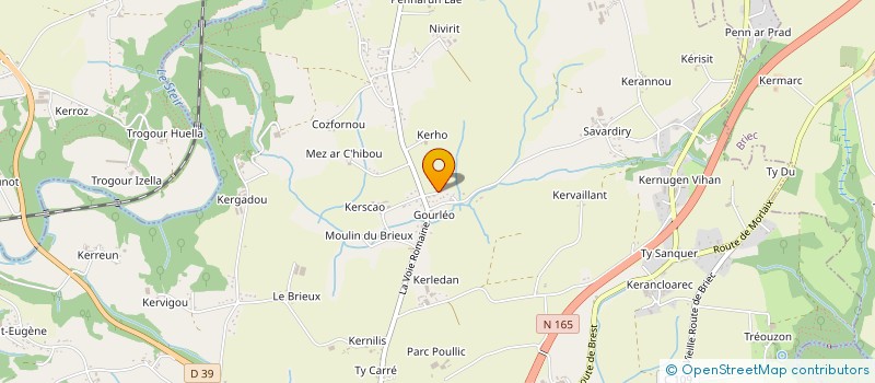 localisation de l'entreprise 444 160 543   QUIMPER