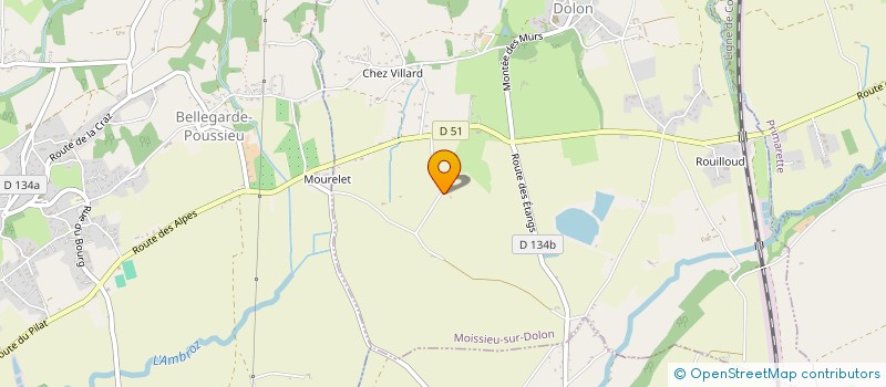 localisation de l'entreprise 444 166 656   MOISSIEU-SUR-DOLON