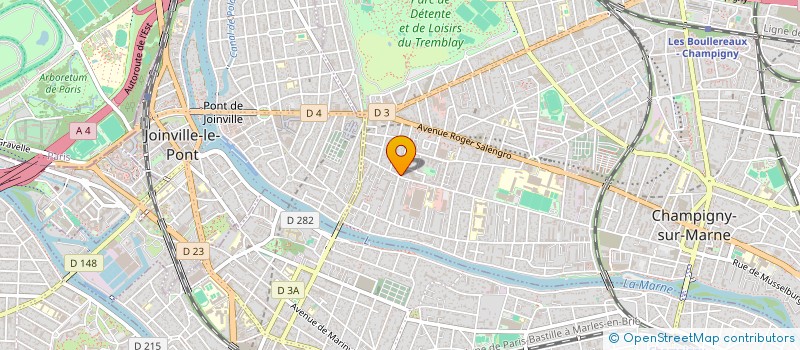 localisation de l'entreprise 444 292 973  à CHAMPIGNY-SUR-MARNE