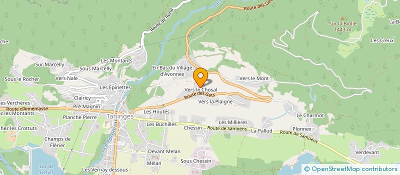 localisation de l'entreprise 444 470 769 à CLUSES