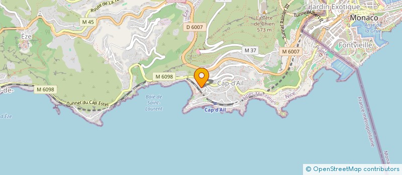 localisation de l'entreprise 444 594 535 à CAGNES-SUR-MER