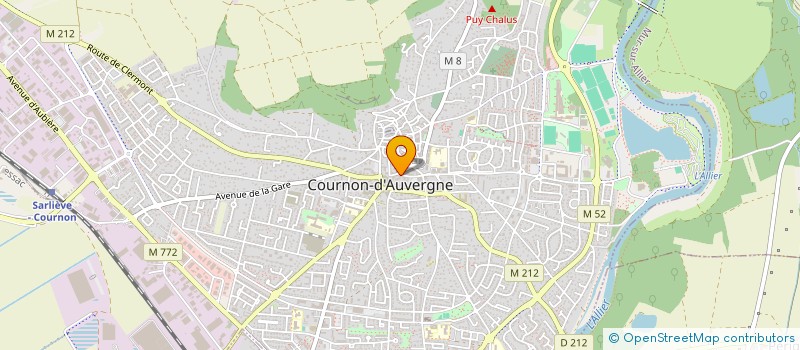 localisation de l'entreprise 444 668 503   COURNON-D'AUVERGNE