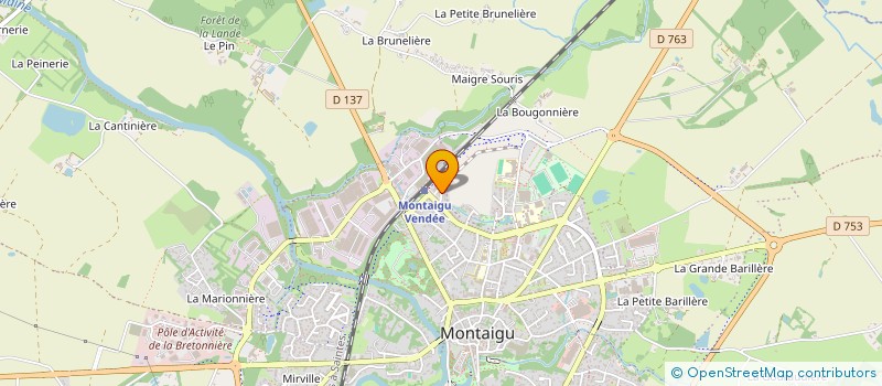 localisation de l'entreprise 444 754 188 à MONTAIGU-VENDEE