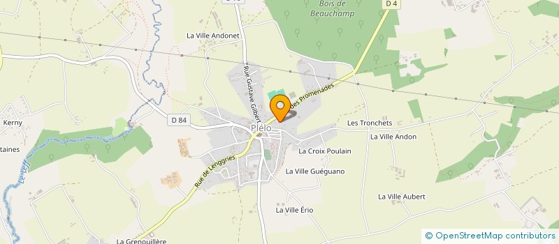 localisation de l'entreprise 444 803 068 à PLELO