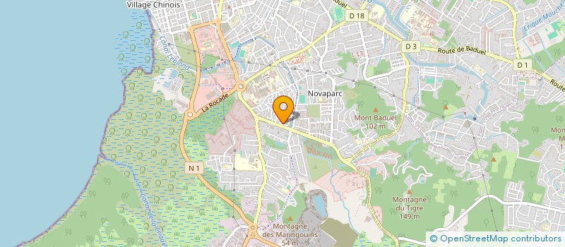 localisation de l'entreprise 444 826 929   CAYENNE