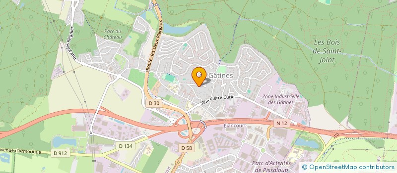 localisation de l'entreprise 444 876 981   VOISINS-LE-BRETONNEUX