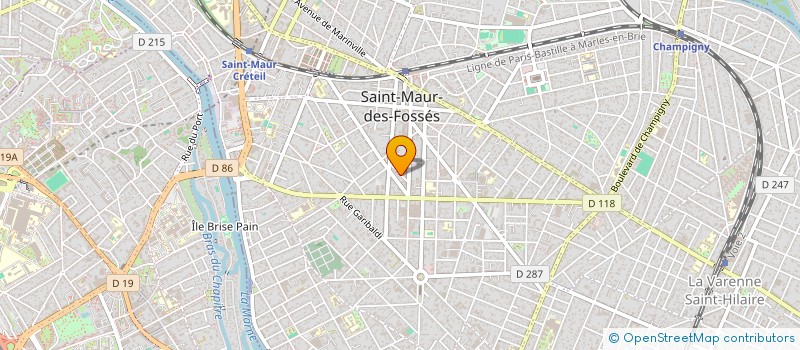 localisation de l'entreprise 444 883 474  à SAINT-MAUR-DES-FOSSES