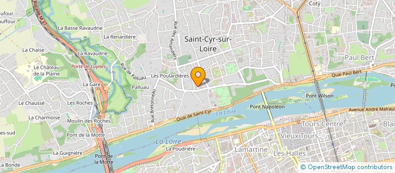 localisation de l'entreprise 444 895 148 à SAINT-CYR-SUR-LOIRE